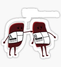 BLOOD BAGS TSHIRT Sticker