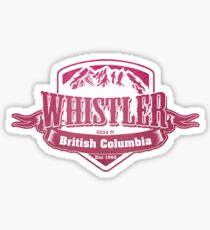 Whistler British Columbia Ski Resort Sticker