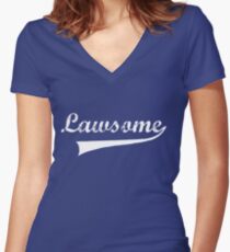 Lawsome Women's Fitted V-Neck T-Shirt