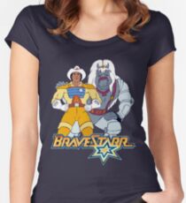 BraveStarr - Thirty Thirty and BraveStarr #3 - Color Women's Fitted Scoop T-Shirt