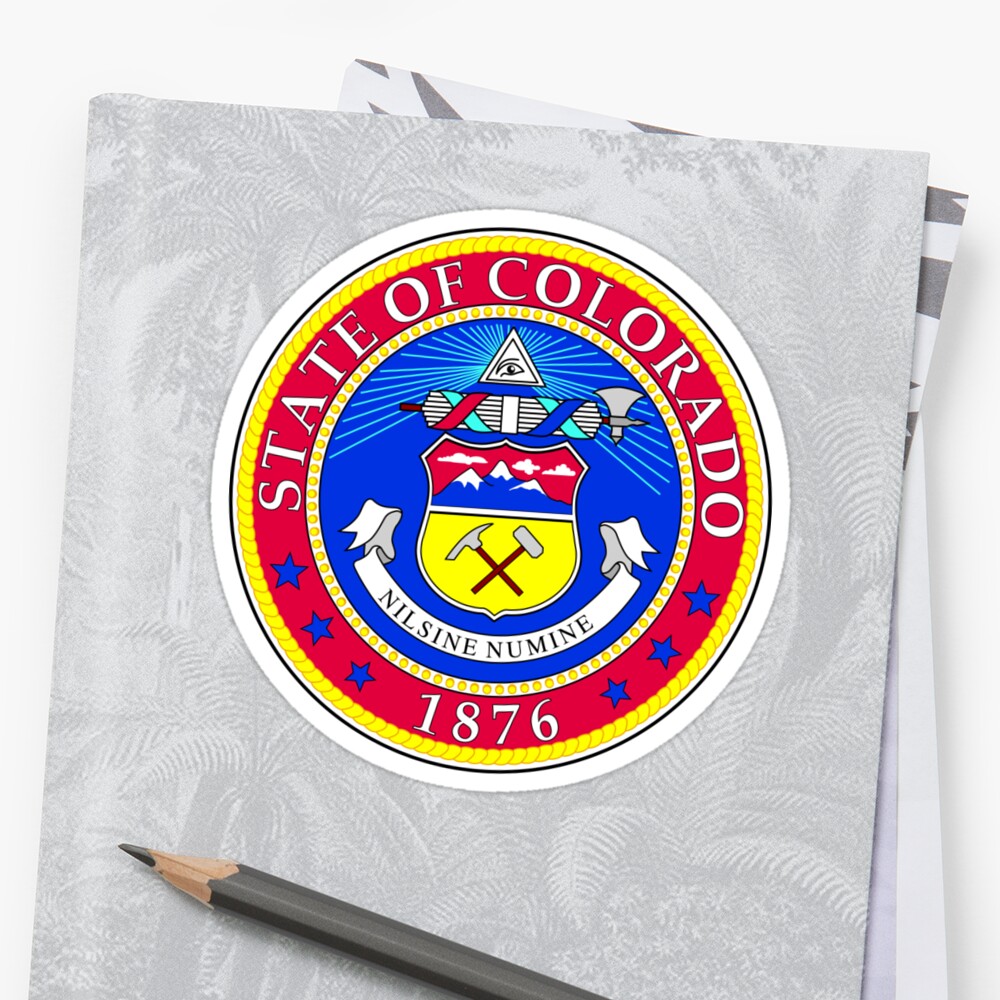 "Colorado | State Seal | SteezeFactory.com" Stickers by FreshThreadShop