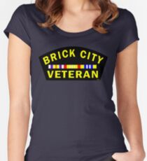 'Brick City Veteran' Women's Fitted Scoop T-Shirt