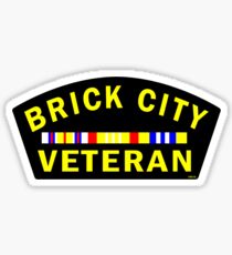 'Brick City Veteran' Sticker