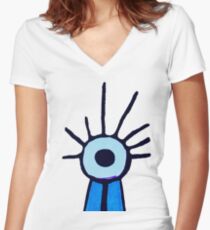 Moment notebook Posca Fitted V-Neck T-Shirt