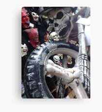 Dia de Los Muertos; Brian's Grave Rider Canvas Print