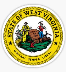 West Virginia | State Seal | SteezeFactory.com Sticker