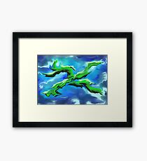 Green Leaf Framed Print