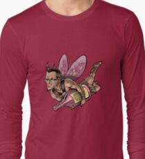 SheVibe Presents The Sliquid Dean Sprite - Pink Long Sleeve T-Shirt