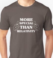 Camiseta ajustada Más especial que la relatividad