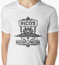 Camiseta de cuello en V ROUGHNECKS DE RICO