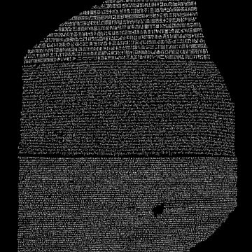 Aperçu de l'œuvre Rosetta Stone / Pierre de Rosette de fnoul