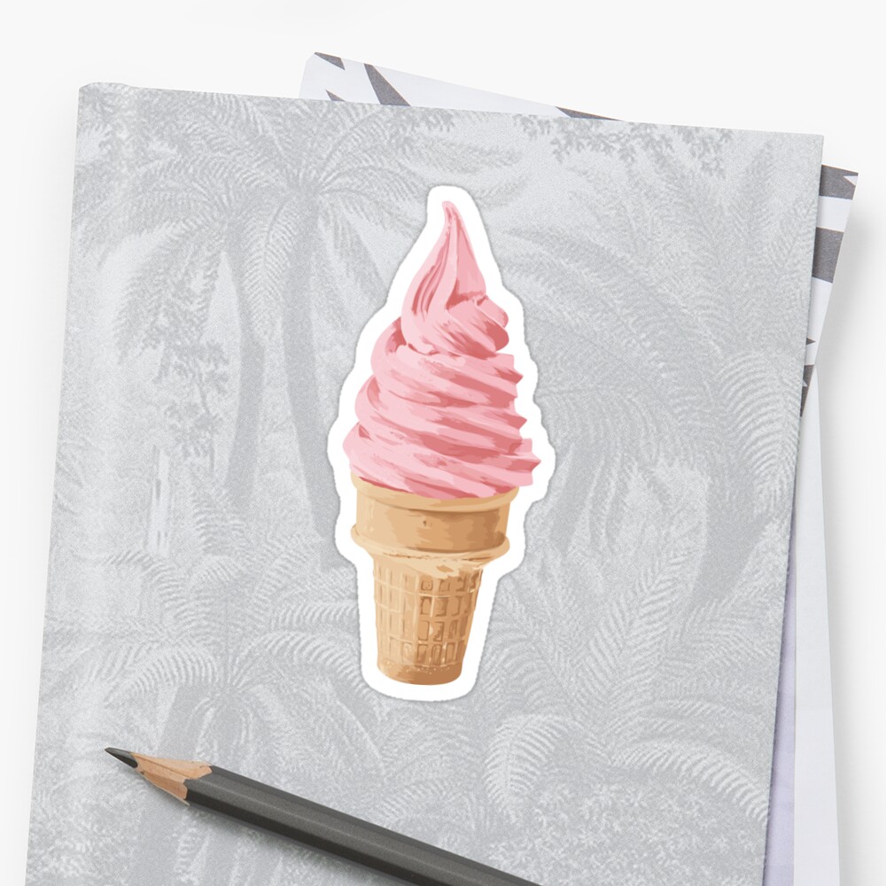 Ice Creams Sticker By Brieana Redbubble