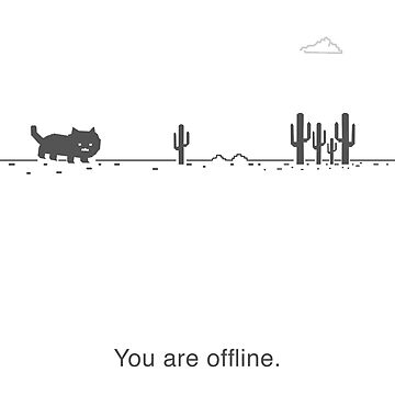 The dinosaur game in chrome you can play when offline