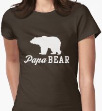 Papa Bear Women's Fitted T-Shirt