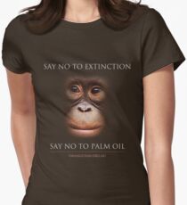 Say No to Extinction Women's Fitted T-Shirt