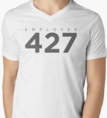 Monitoring Employee 427 Men's V-Neck T-Shirt