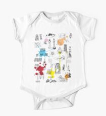 History of Art (w/ paint splashes) One Piece - Short Sleeve