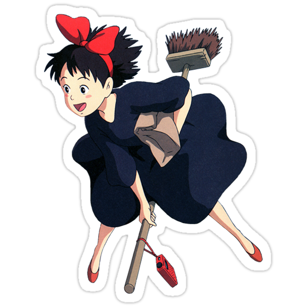 "Kiki's Delivery Service Sticker" Stickers by sylnae | Redbubble