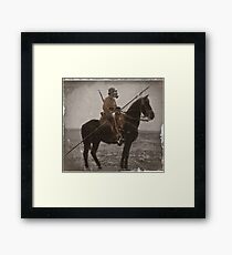 German Lancer on Horseback WWI Framed Print