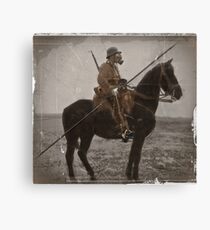 German Lancer on Horseback WWI Canvas Print