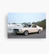 1968 Ford Mustang Fastback Canvas Print