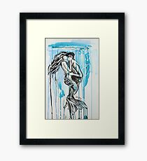Kiss Me Under Framed Print