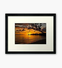 Jamaican Sunset Framed Print