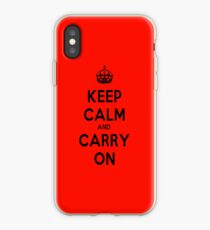 Keep Calm and Carry On iPhone Case