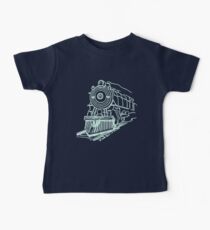 vintage train illustration Baby T-Shirt
