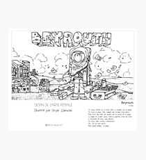 "Beyrouth" en Mots & Image (S.Zalewski) Photographic Print