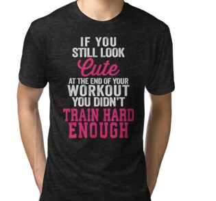 tri blend workout shirt