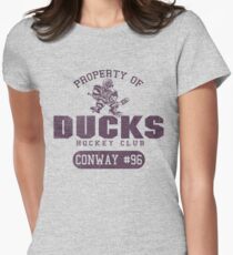 Ducks Hockey Women's Fitted T-Shirt