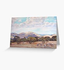 Strathbogie Summer Landscape Greeting Card
