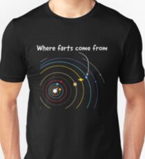 Where farts come from Unisex T-Shirt