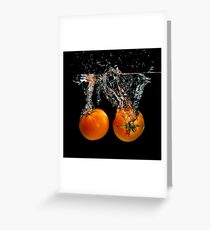 Water tomatoes Greeting Card