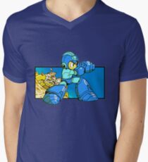 Blue-Buster Men's V-Neck T-Shirt