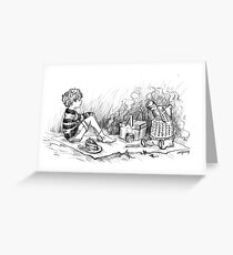 Deep in the 221 Acre Wood Greeting Card