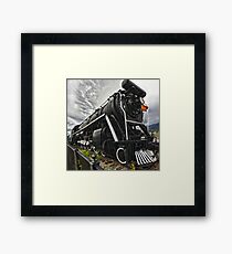 Locomotive in Jasper National Park Framed Print