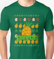 Psych TV Show Shawn Gus Pineapple Holiday Theme Unisex T-Shirt