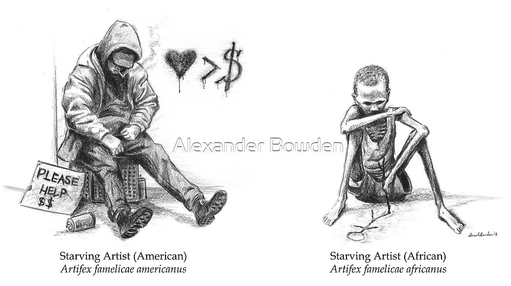 Starving Artists By Alexander Bowden Redbubble   Flat,1000x1000,075,f.u4 