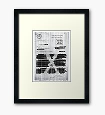 Ex-File Framed Print