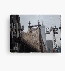 Roosevelt Island Tram, Queensboro Bridge, Roosevelt Island, New York City Canvas Print