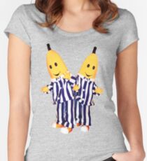 Bananas in Pajamas - B1 and B2 Women's Fitted Scoop T-Shirt