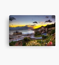 Ventnor Town Sunset Canvas Print
