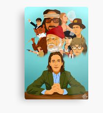 The World of Wes Anderson Metal Print
