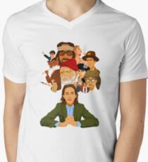 The World of Wes Anderson Men's V-Neck T-Shirt