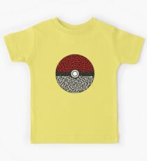 Pokeball Maze Kids Tee