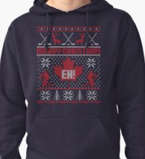 Canadian Christmas Ugly Sweater Pullover Hoodie