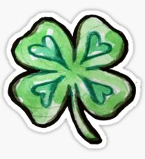 Lucky Shamrock love Sticker