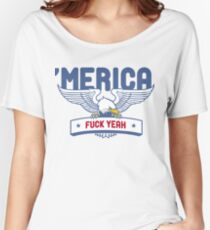 ’Merica Eagle Women's Relaxed Fit T-Shirt